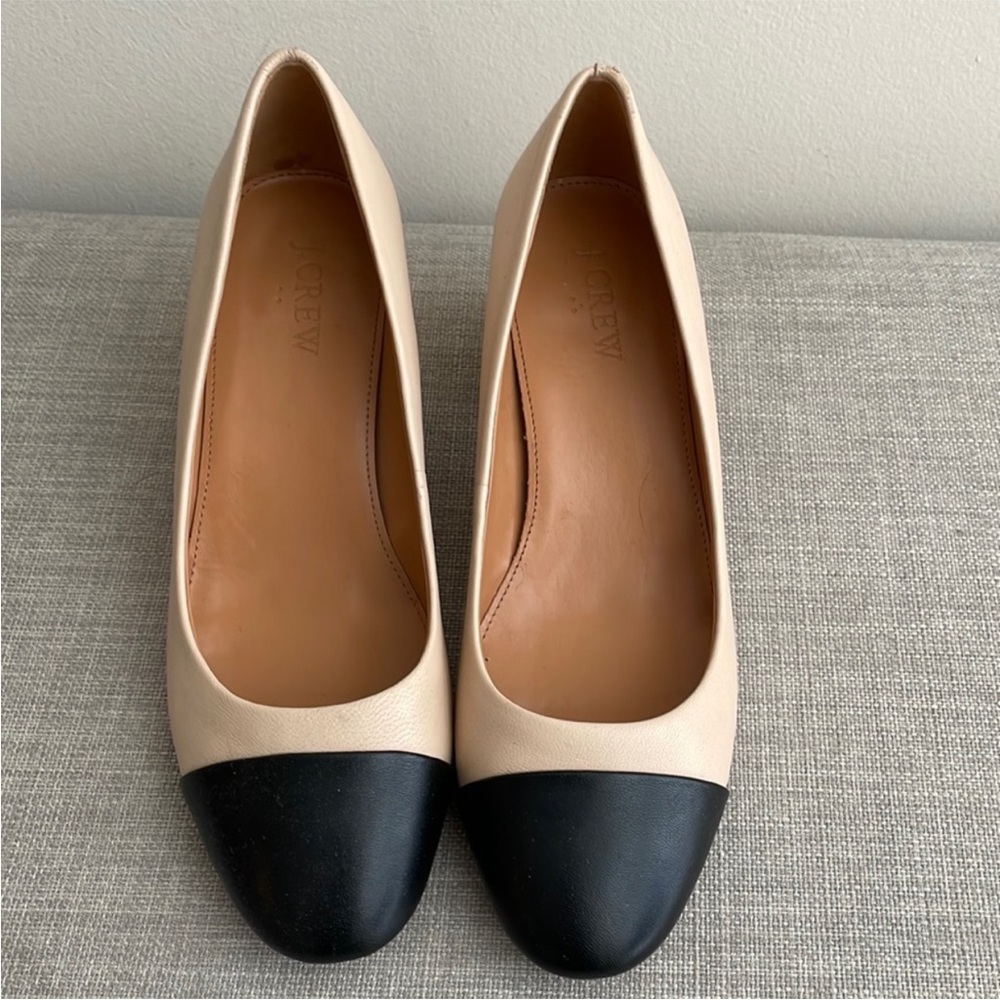 J crew color block heels